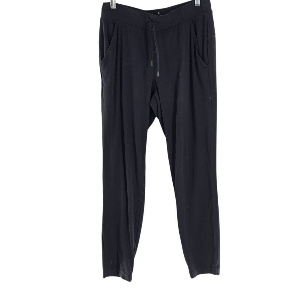 Athleta Powervita Pant Size S Black Tapered Ankle Comfort Commute Athleisure